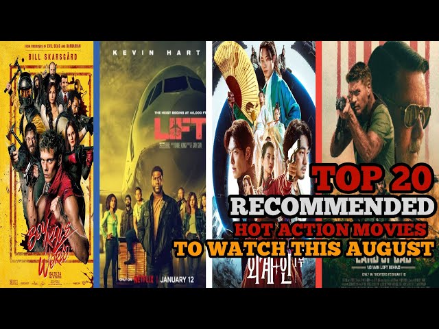 Top 20 Hot Action/Sci-fi Movies To Watch This August #actionfilms #scifimovies