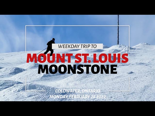 Skiing Mount St. Louis Moonstone - MSLM 2022  [*SHORTCUT LINKS TO EACH RUN IN DESCRIPTION*]