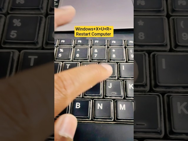 99% लोग नहीं जानते ये Restart Shortcut 😱