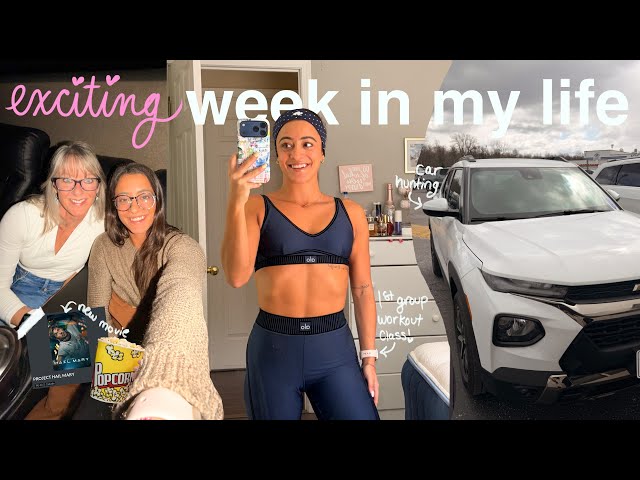An EXCITING Week In My Life 🤭👀🚗 car shopping, seeing Hail Mary, pilates class + new skating program!