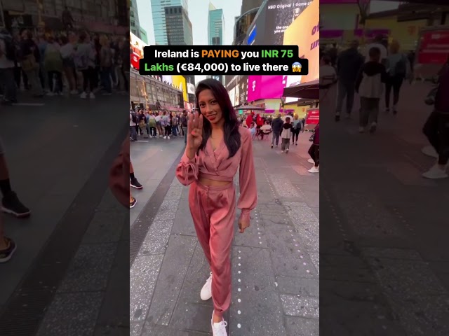 Ireland is PAYING you up to €84000 to Move there | #shorts #ashortsaday #ireland