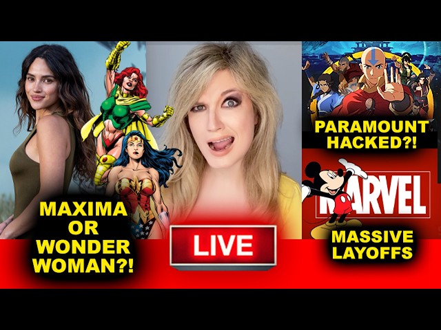 Adria Arjona Maxima or Wonder Woman?! Disney Marvel Layoffs! Aang Airbender Movie Hacked & Leaked?!