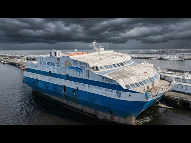 The Abandoned Casino Ghost Ship (Money still inside) Stuck in Florida's Sea