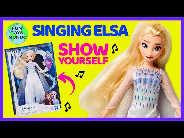NEW Disney's Frozen 2 Musical Adventure Elsa Doll! Singing Show Yourself