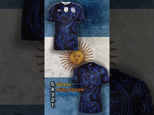 Top five World Cup jerseys #Top5 #FIFA #WorldCup #Soccer #Ranking