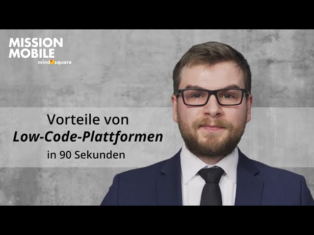 Low Code Plattformen in 90 Sekunden