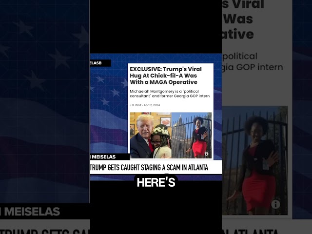Trump Gets Caught STAGING A SCAM in Atlanta: Comment #2024election #donaldtrump #mikejohnson