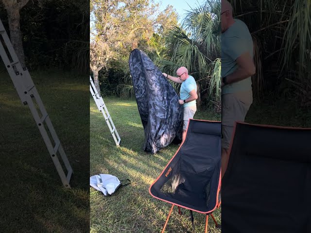 Quick and easy privacy tent setup. #campinggear #overlandinggear