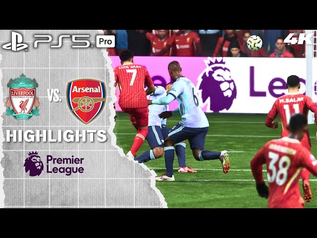 FC 25 - Liverpool vs. Arsenal - Premier League 24/25 Full Match Highlights [PS5 Pro 4K60]