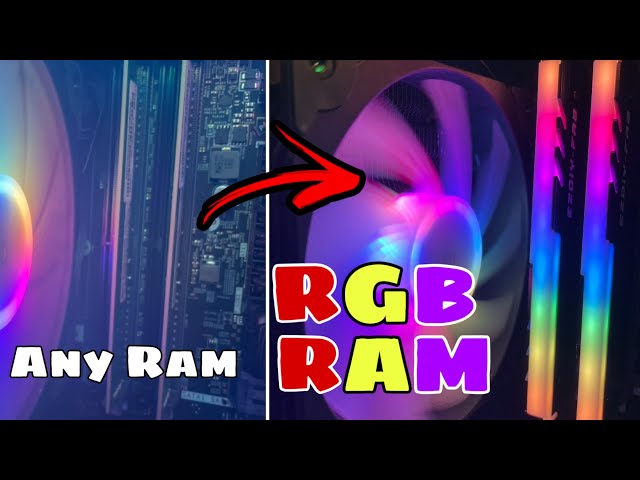 How To Turn ANY RAM Into *RGB RAM* For $20! (EZDIY-Fab RGB Ram cover guide and review)