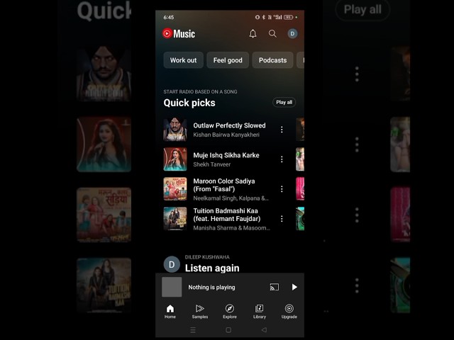 Yt Music App Ki History Kaise Dekhe || How to check history in yt music || #shorts