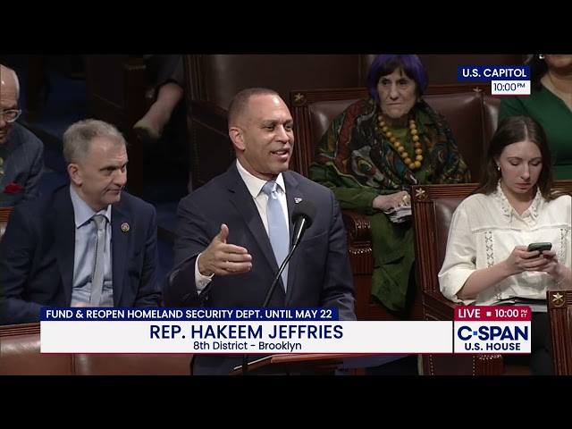 Leader Jeffries Floor Remarks on Republican Bill Funding Ice Brutality and Continuing Airport Chaos 