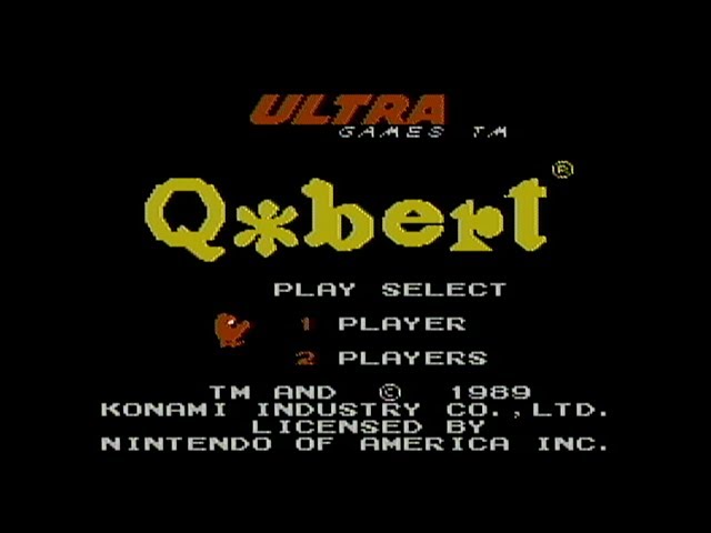 Q*Bert (Ultra, 1989) - NES Gameplay