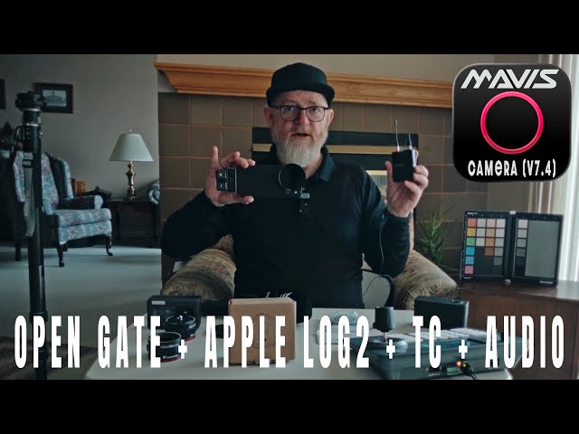 iPhone 17 Pro Max Cine Freewell Kit + VND + MAVIS Open Gate Apple Log 2  Timecode with Saramonic Air