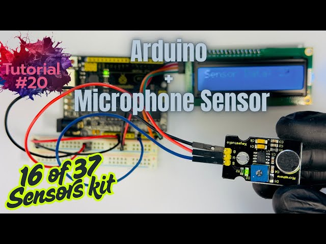 Arduino Tutorial #20: How to use Microphone Sensor with Arduino, (16 of  37 Sensor Kit)#arduino #diy