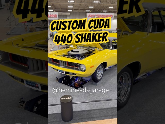 Custom 440 Cuda Shaker #mopar #plymouth #cuda