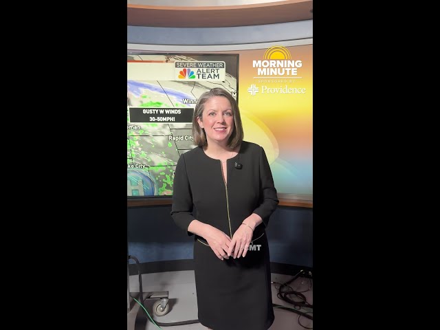 Morning Minute: Cold front brings strong winds Tuesday, warmth continues