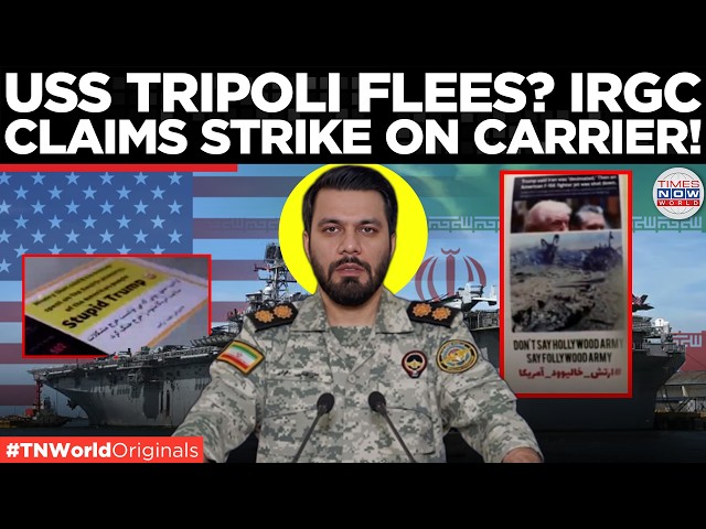 IRAN HITS USS TRIPOLI! IRGC's Khorramshahr Missile Barrage Targets US Warship | US-Iran War