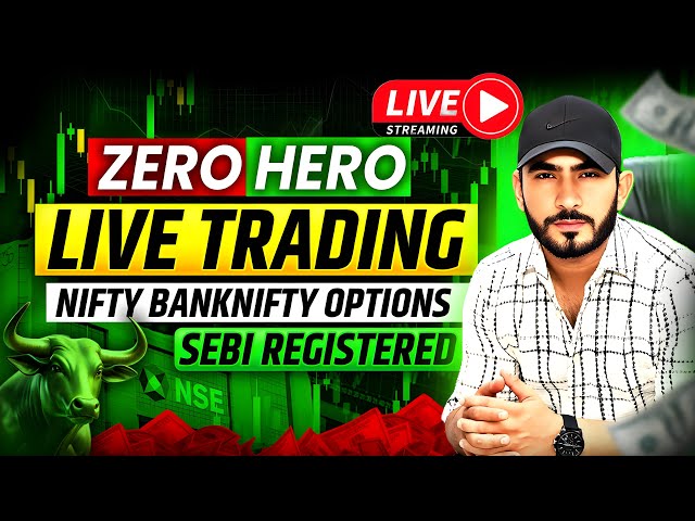 Expiry Hero Zero Trade Nifty SENSEX | Live Trading | Banknifty Analysis | 08-April | #livetrading