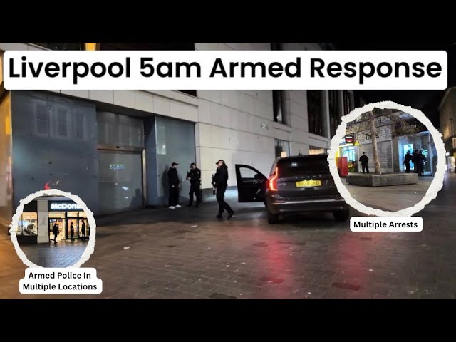 Liverpool City Centre Locked Down After Man Threatened with Gun