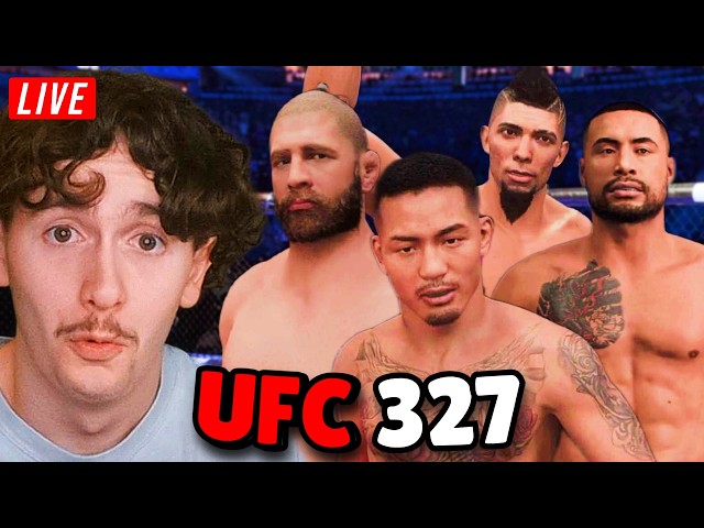 🔴Can I Get a KO With Every Fighter on The UFC 327 Card in UFC 5?🔴(FINAL PART)