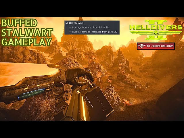 BUFFED STALWART STILL SHREDS | HELLDIVERS 2 Duo Full Clear Spread Democracy on Super Helldive