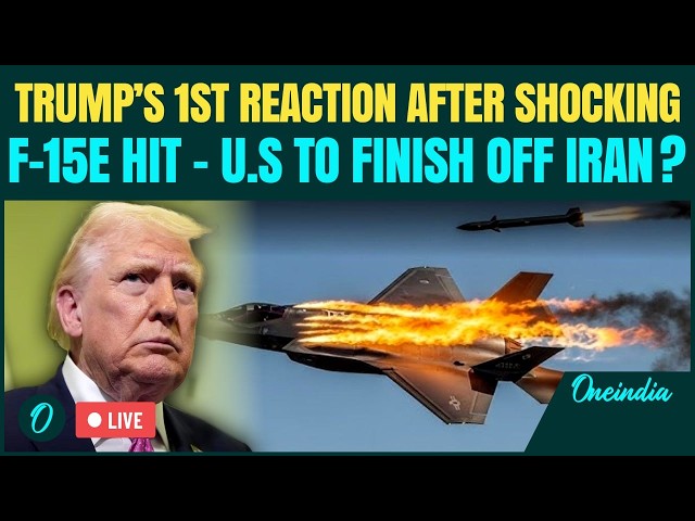 Trump LIVE After Iran’s F-15E BIG HIT: Trump GRILLED Over U.S ‘Reckless War’| U.S F-15E Pilot Rescue