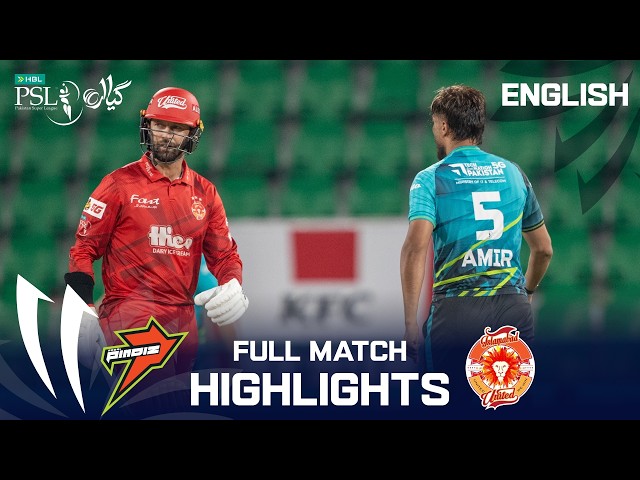 Full Highlights | Rawalpindiz vs Islamabad United | English | Match 12 | HBL PSL 11 | MZB1K