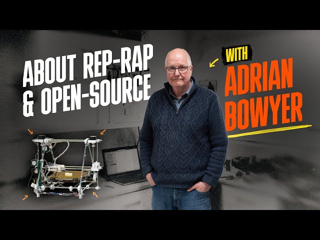 About Rep-rap and open-source with Adrian Bowyer