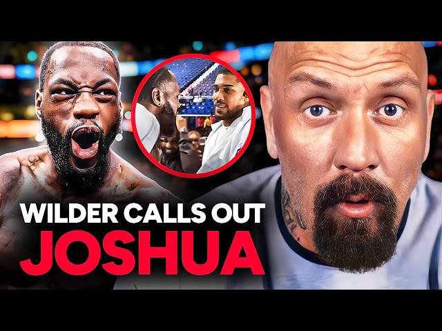 Deontay Wilder CONFRONTS Anthony Joshua After BRUTAL Win 🥊