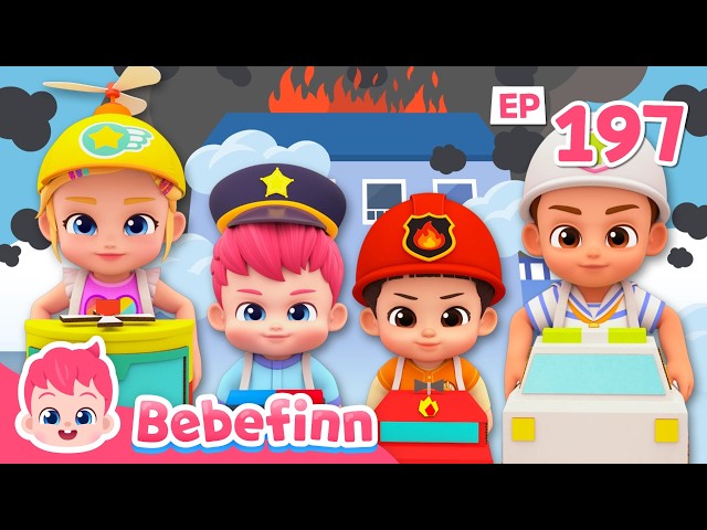 Super Hero TeamㅣEP197ㅣSong for KidsㅣBebefinn Nursery Rhymes