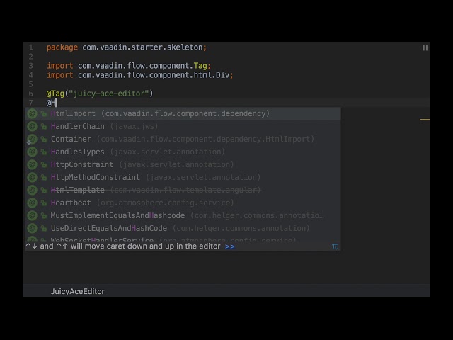 Vaadin 10: Control any HTML element from Java or JavaScript
