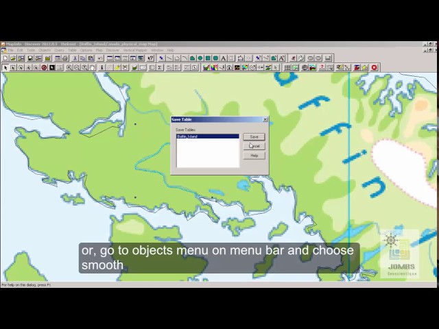 How to digitize a map in Mapinfo Professional 10.1 or lower version