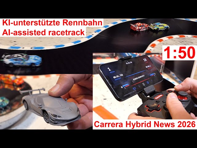 Carrera Hybrid News @ Toy Fair 2026: Pit lane, Bridge, AI NPC mode, Ferrari 296 GT3, Formula 1