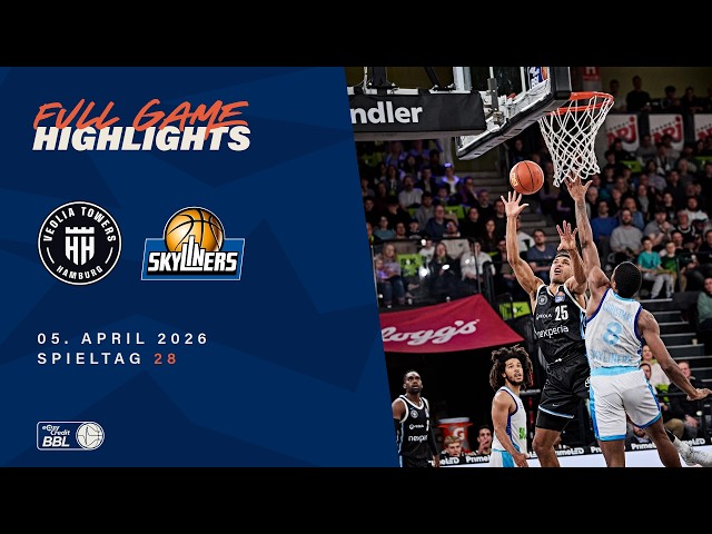 Veolia Towers Hamburg vs. SKYLINERS - Full Game Highlights - Matchday 28, 25/26