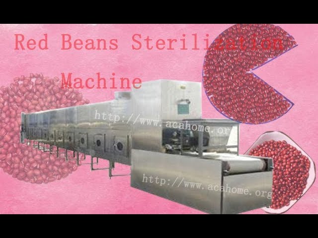 Red Beans Sterilization Machine ，Industry Microwave Sterilization Equipment
