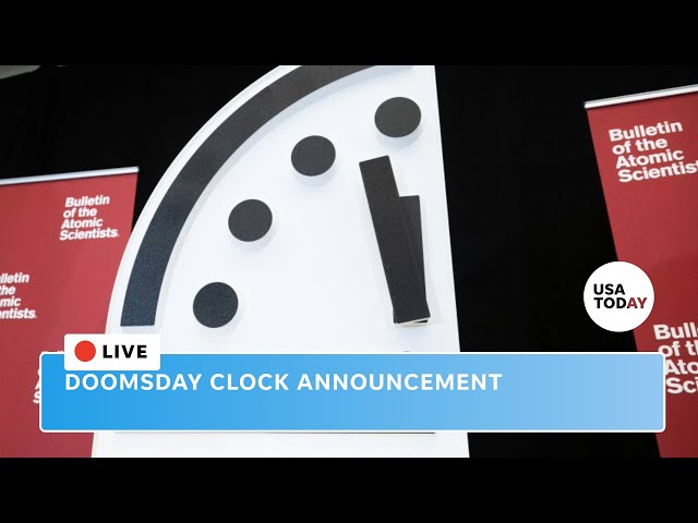 পারমাণবিক বিজ্ঞানীদের বুলেটিন কর্তৃক কেয়ামতের ঘড়ির সময় প্রকাশ করা হবে।