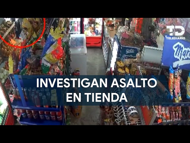 Captan asalto en tienda de abarrotes en Escobedo, Nuevo León