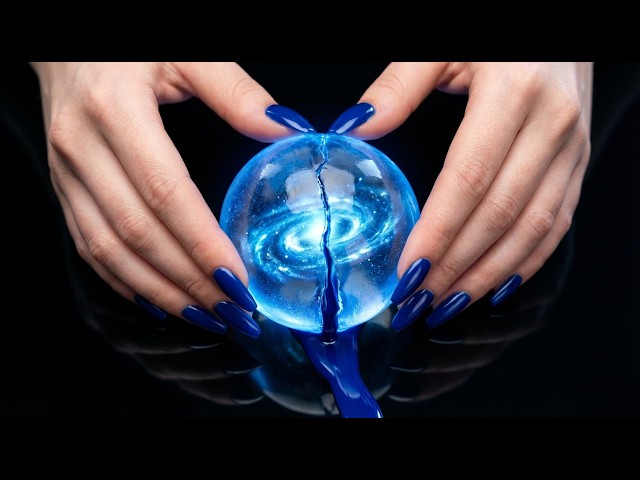 🧊 Teal Ice Marble Cracks Open — Turquoise Slime Explodes | ASMR AI Ice Marble Crack Satisfying 4K