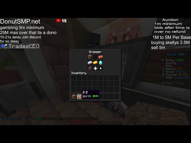 🔴DONUT SMP LIVE🔴 LOOTDROP NOW!!! 500M