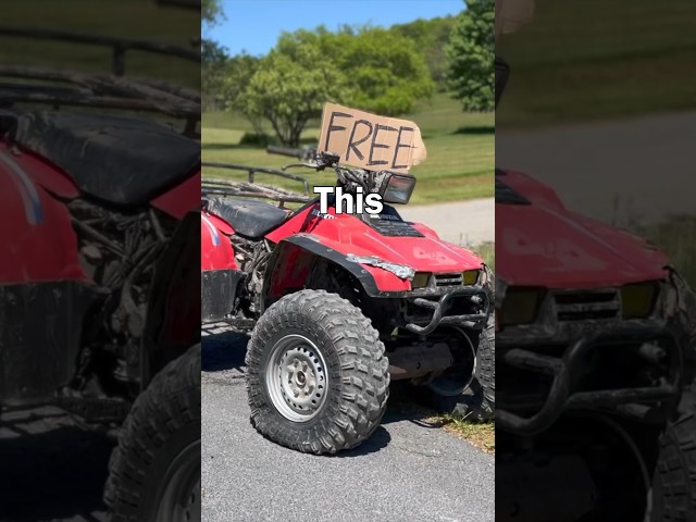 They should have Paid ME to take this ATV…. 😳 #atv #diy