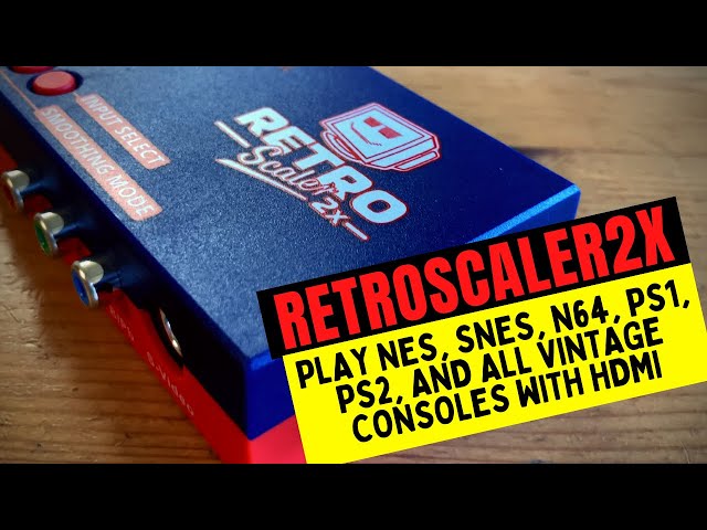 How to EASILY Play Vintage Consoles with HDMI! [BitFunx RetroScaler2X Review]