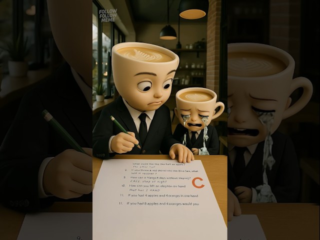 Brainrot baby after exam 🧠💀📄#tungtungtungsahur #ballerinacappuccina #brrbrrpatapim #school #test