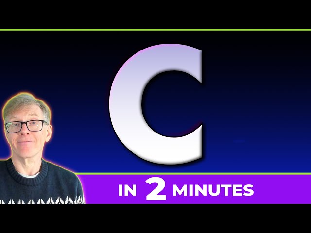 C Programming Explained (in 2 Minutes)