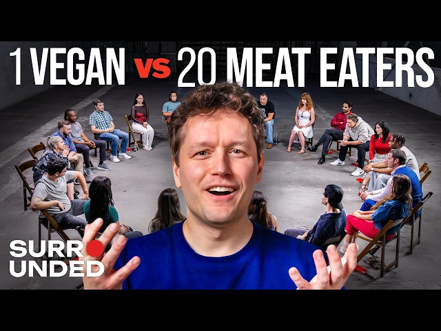 1 Vegan vs 20 Meat Eaters ft. @DrJackSymes | Surrounded