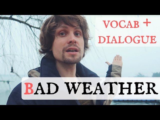 Bad weather in Russian | Vocabulary And Dialogue For Practice