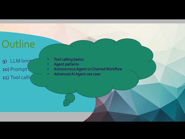 Structure of the course: Complete GenAI with Java & Spring AI: LLMs, RAG, AI Agents