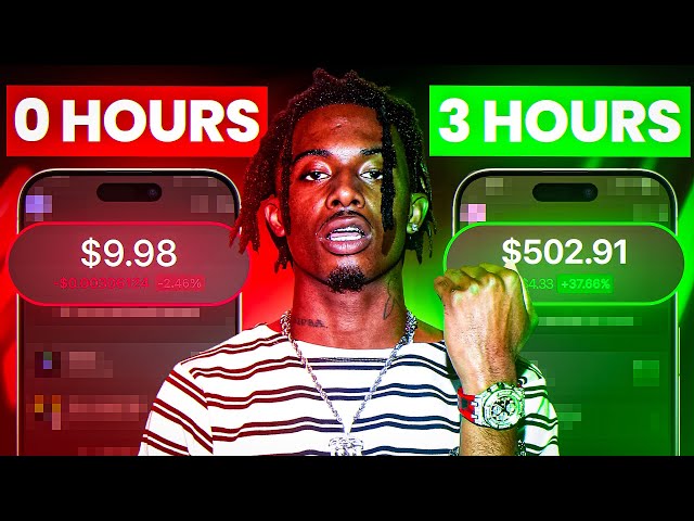 I Tried Turning $10 Into $500 Trading Memecoins (Realistic Results)