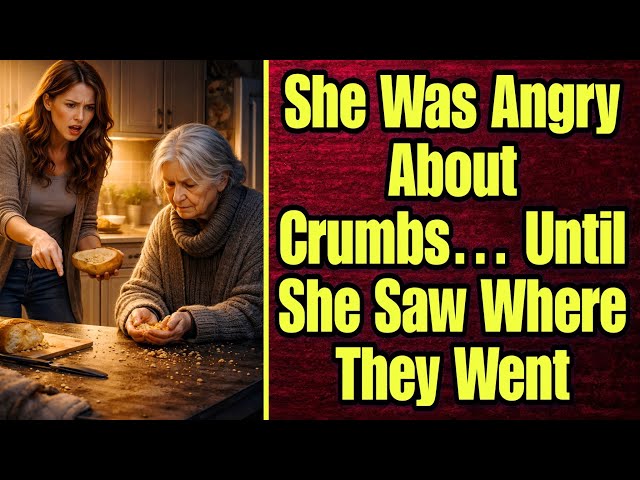She Was Angry About Crumbs… Until She Saw Where They Went 💔