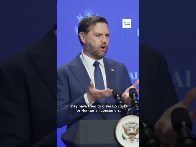 Vance rails against EU as he endorses Orban's reelection bid in Hungary